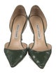 Manolo Blahnik Patent Leather D'Orsay Pumps