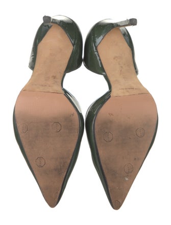 Manolo Blahnik Patent Leather D'Orsay Pumps
