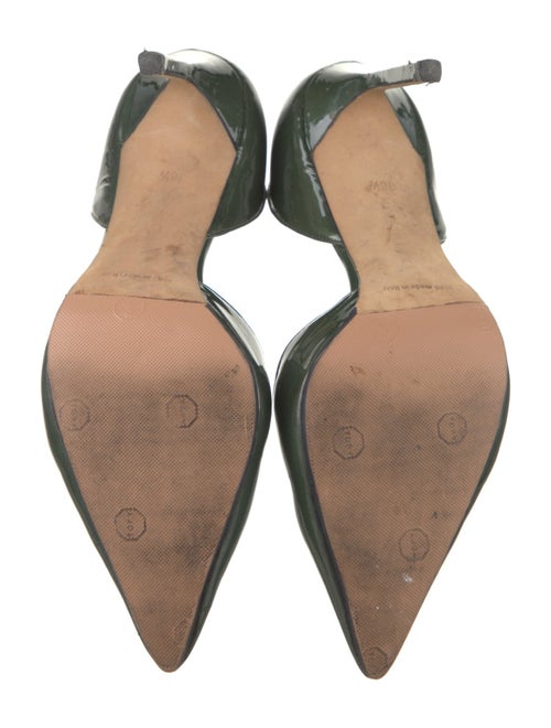 Manolo Blahnik Patent Leather D'Orsay Pumps
