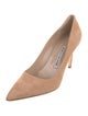 Manolo Blahnik Suede Pumps