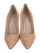 Manolo Blahnik Suede Pumps