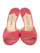 Manolo Blahnik Printed Slides