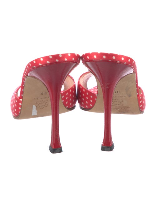 Manolo Blahnik Printed Slides