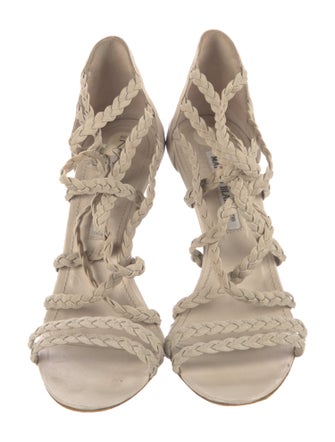 Manolo Blahnik Leather Sandals