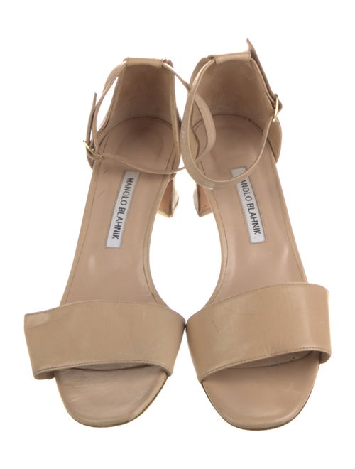 Manolo Blahnik Patent Leather Sandals