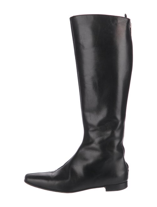 Manolo Blahnik Leather Riding Boots