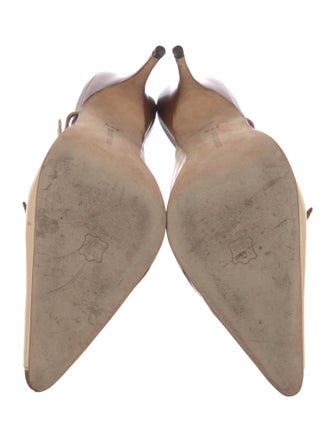 Manolo Blahnik Leather Mules