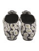 Manolo Blahnik Canvas Floral Print Flats