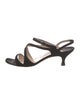 Manolo Blahnik Suede Slingback Sandals