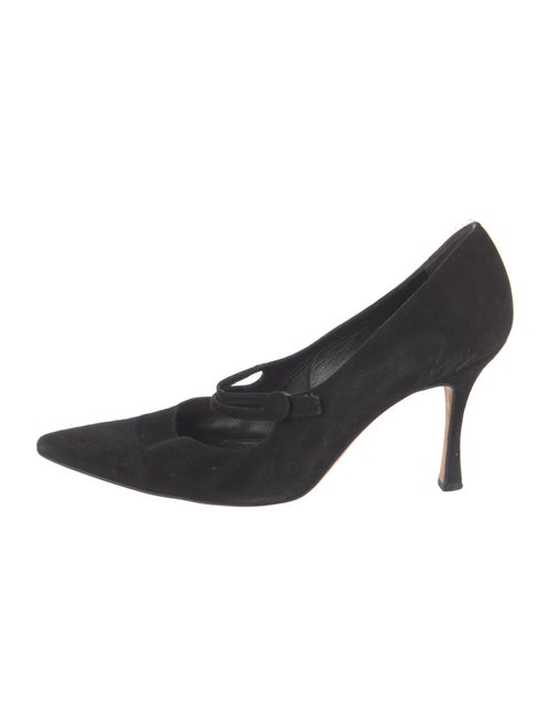 Manolo Blahnik Suede Pumps
