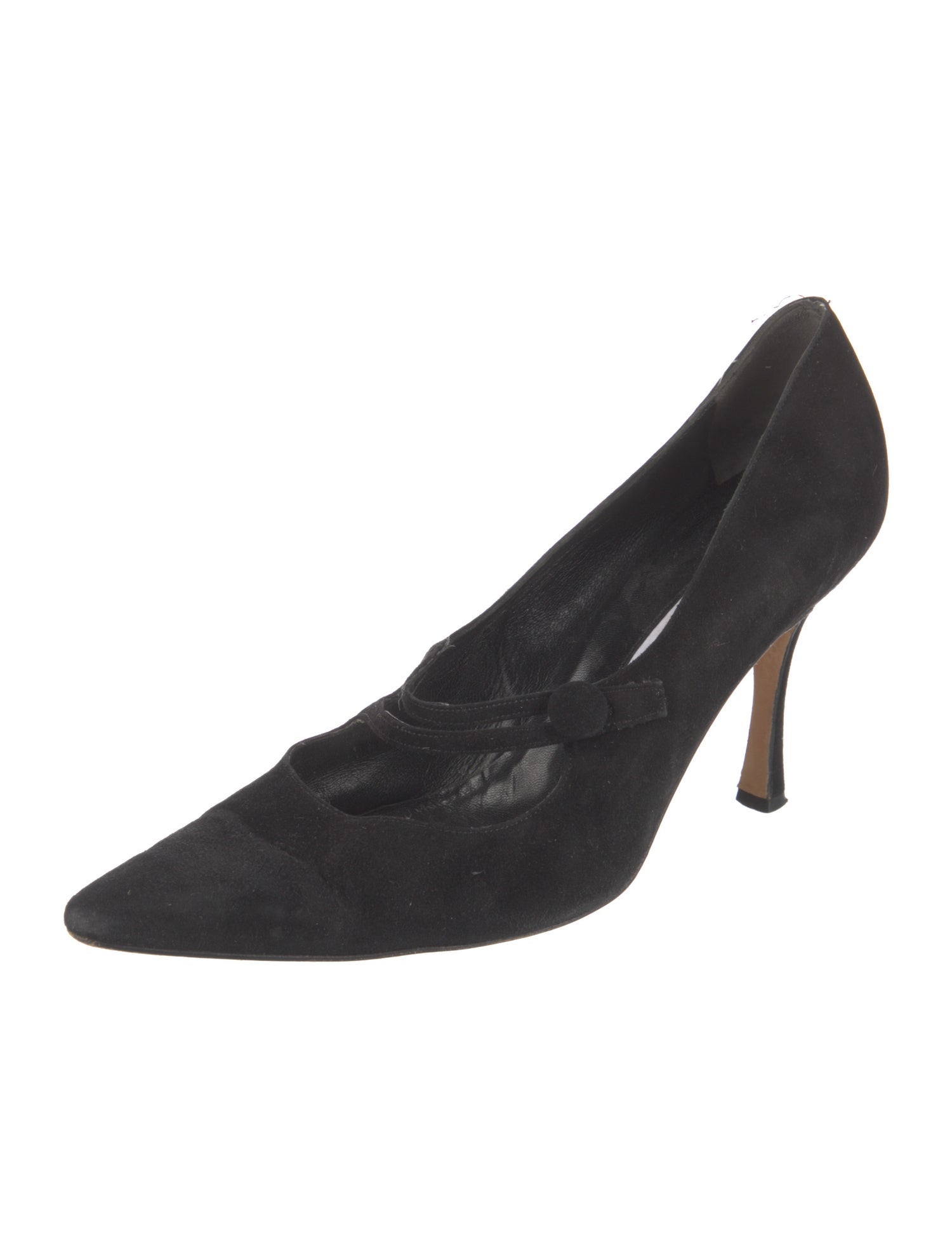 Manolo Blahnik Suede Pumps