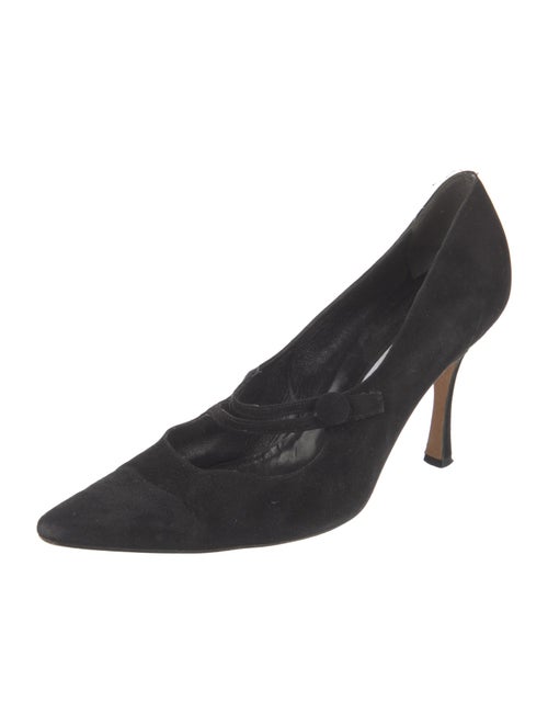 Manolo Blahnik Suede Pumps