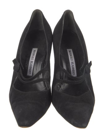 Manolo Blahnik Suede Pumps