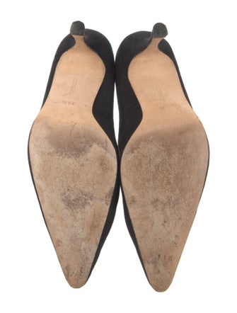 Manolo Blahnik Suede Pumps
