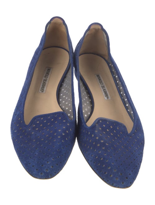 Manolo Blahnik Suede Loafers
