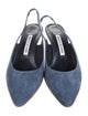 Manolo Blahnik Suede Slingback Pumps