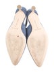 Manolo Blahnik Suede Slingback Pumps