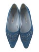 Manolo Blahnik Suede Flats