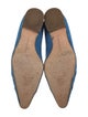 Manolo Blahnik Suede Flats