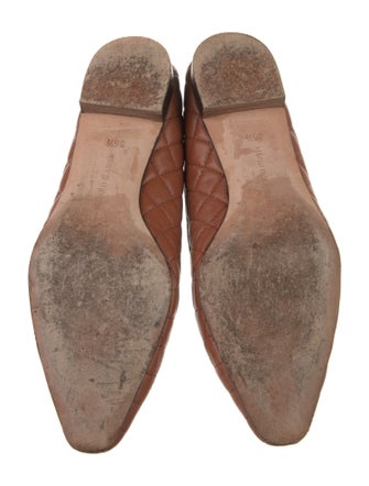 Manolo Blahnik Leather Flats