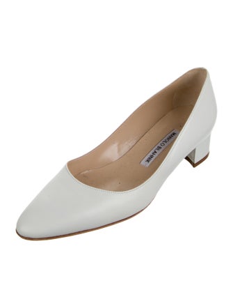 Manolo Blahnik Leather Pumps