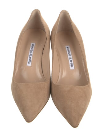 Manolo Blahnik Suede Pumps