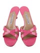 Manolo Blahnik Callamu 50 Patent Leather Slides