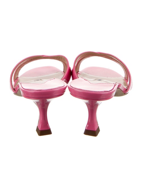 Manolo Blahnik Callamu 50 Patent Leather Slides