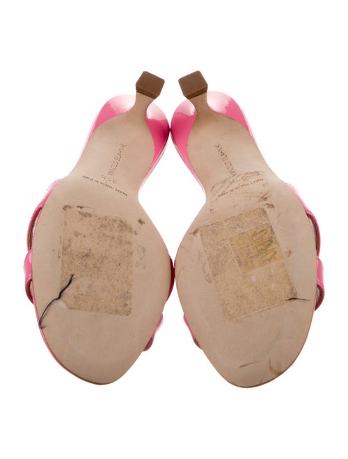 Manolo Blahnik Callamu 50 Patent Leather Slides