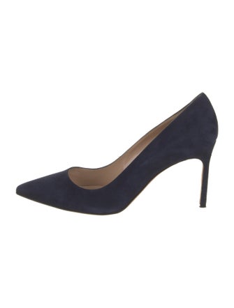Manolo Blahnik Suede Pumps
