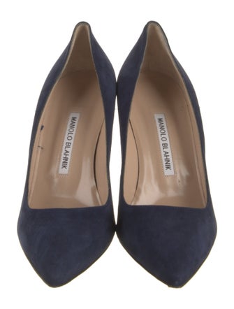 Manolo Blahnik Suede Pumps
