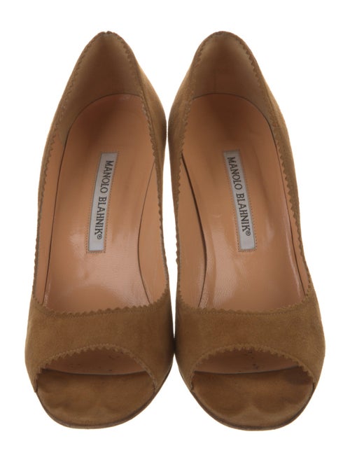 Manolo Blahnik Suede Pumps