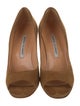 Manolo Blahnik Suede Pumps