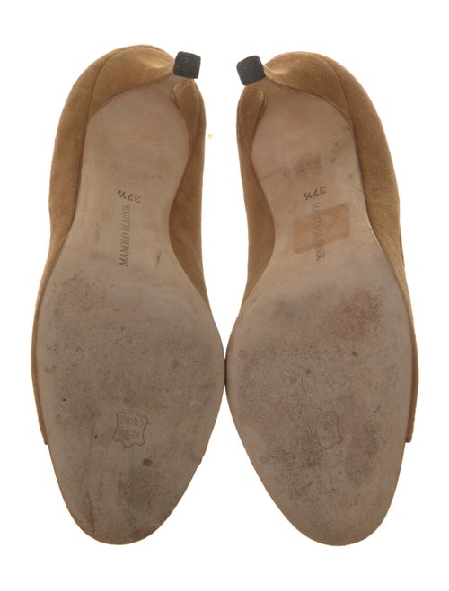 Manolo Blahnik Suede Pumps