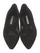 Manolo Blahnik Suede Flats