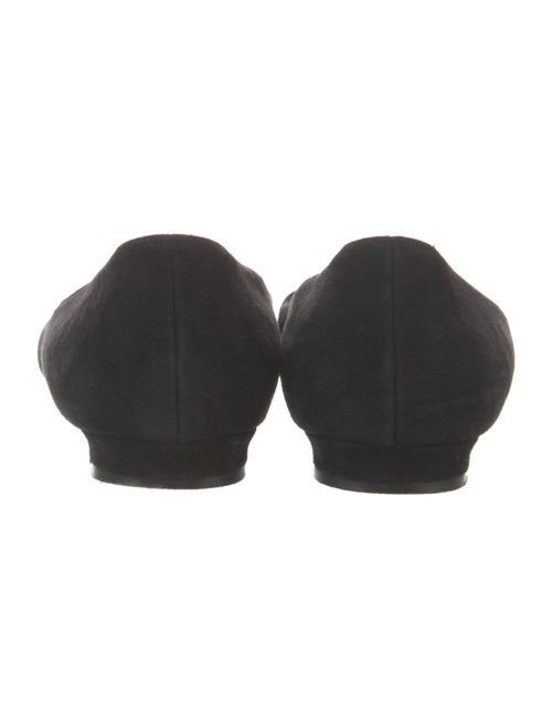 Manolo Blahnik Suede Flats