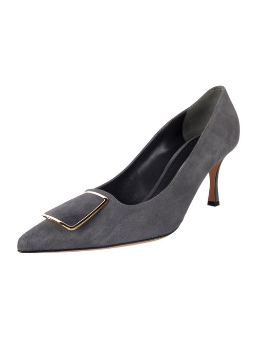 Manolo Blahnik Suede Pumps