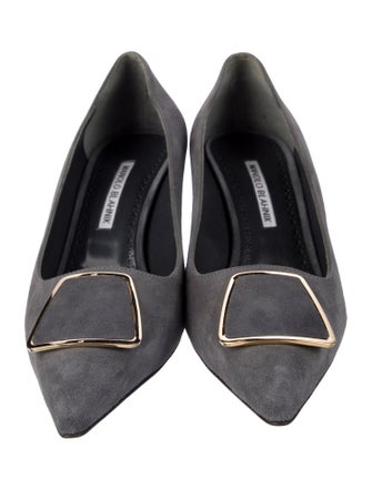 Manolo Blahnik Suede Pumps