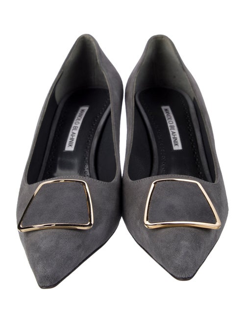 Manolo Blahnik Suede Pumps