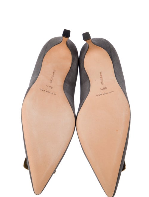 Manolo Blahnik Suede Pumps