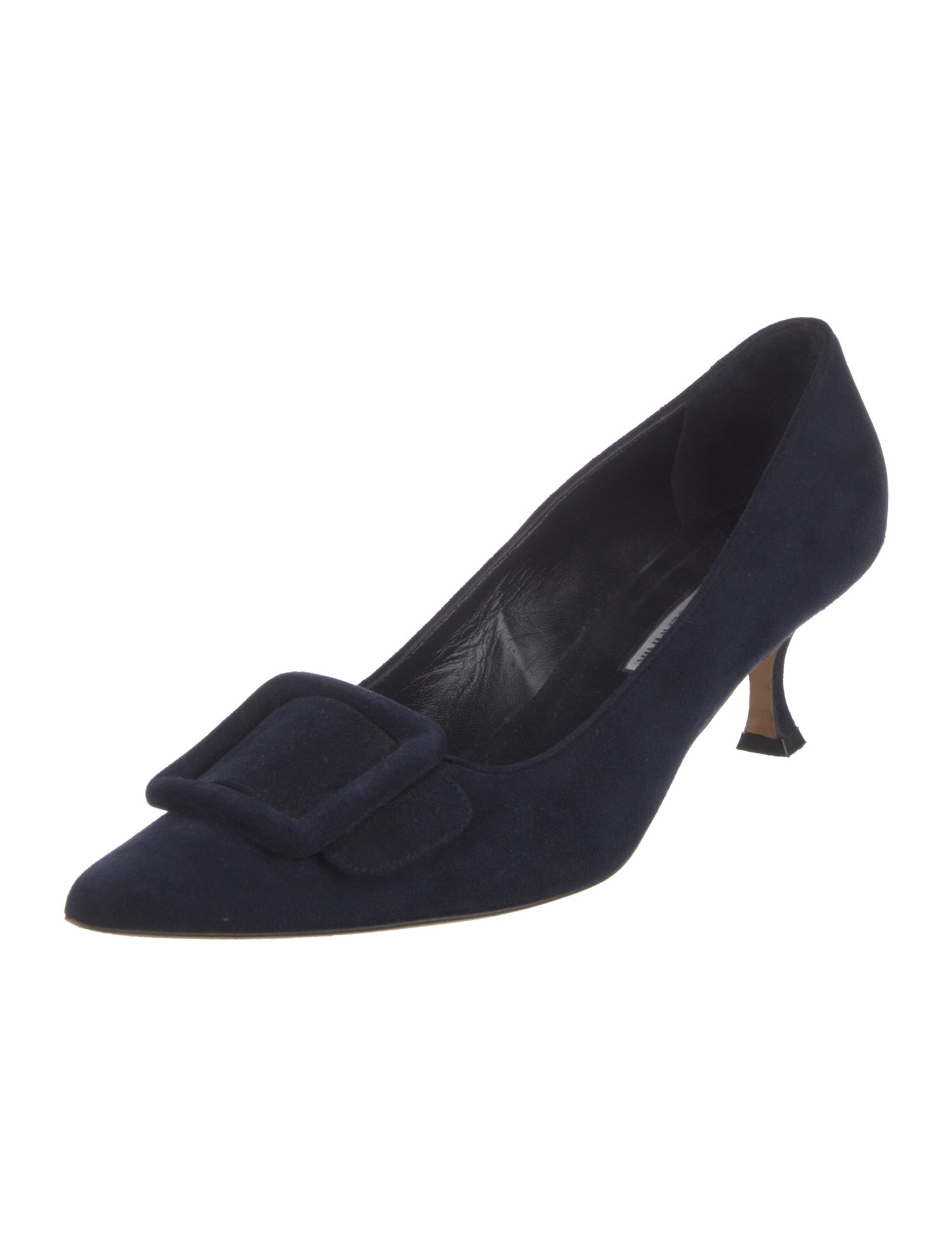 Manolo Blahnik Suede Pumps