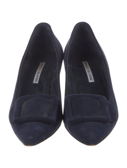 Manolo Blahnik Suede Pumps