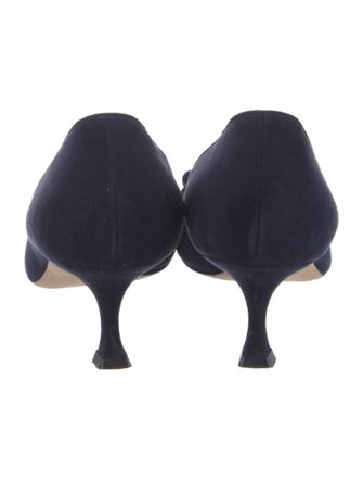 Manolo Blahnik Suede Pumps