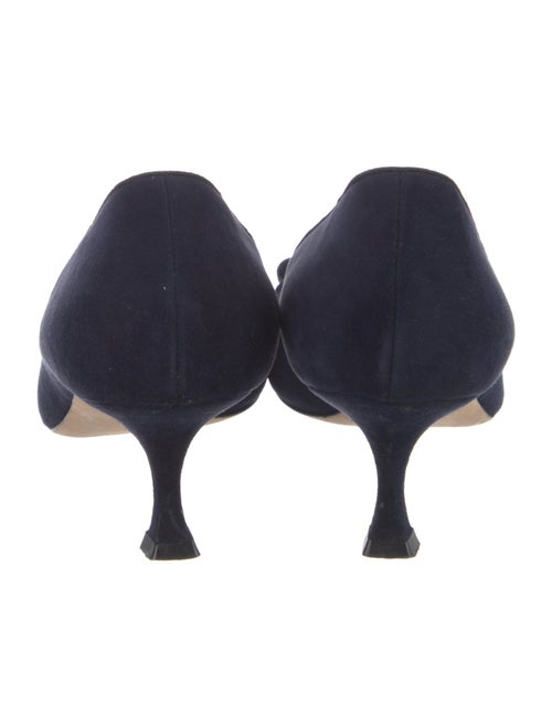 Manolo Blahnik Suede Pumps