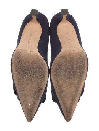 Manolo Blahnik Suede Pumps