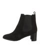 Manolo Blahnik Suede Chelsea Boots