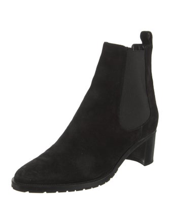 Manolo Blahnik Suede Chelsea Boots