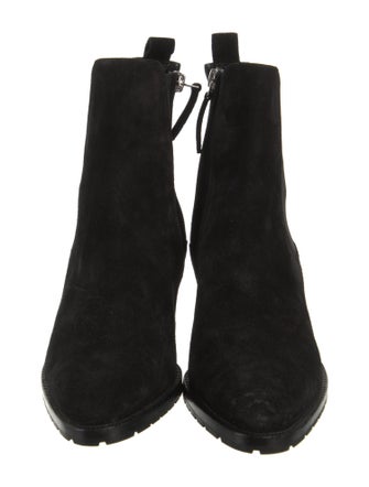Manolo Blahnik Suede Chelsea Boots