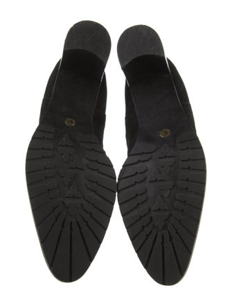 Manolo Blahnik Suede Chelsea Boots