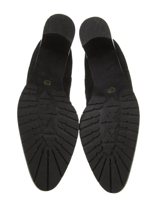 Manolo Blahnik Suede Chelsea Boots